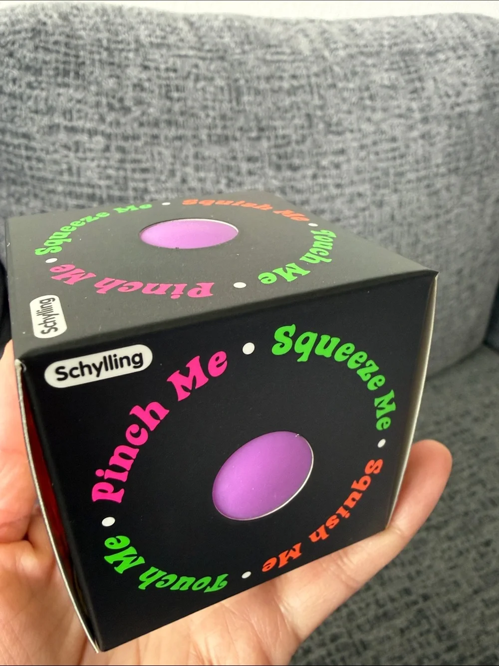 Schylling Groovy The Nee Doh Globe - Black with Pink & Orange Accents